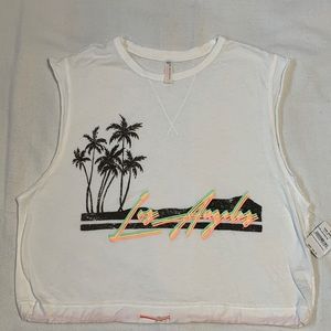 NWT Free People Bring The Heat Graphic Tee